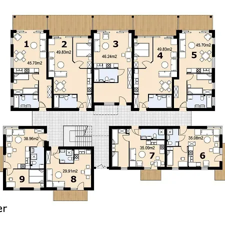 Appartement Klifowa 15